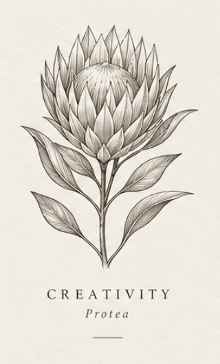COLLECTION No. 01 · Creativity Engraving · Protea