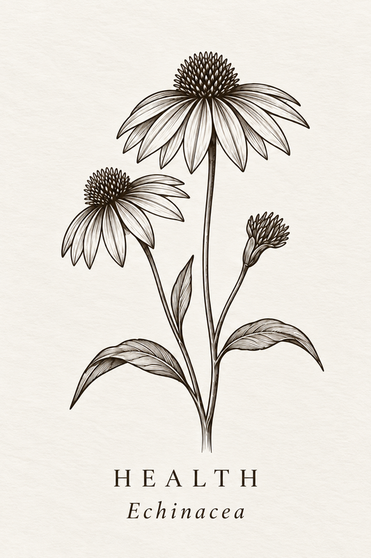 COLLECTION No. 01 · Health Engraving · Echinacea